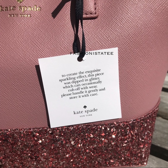 Kate spade Ina glitter Greta Court Satchel Peony - Picture 7 of 8
